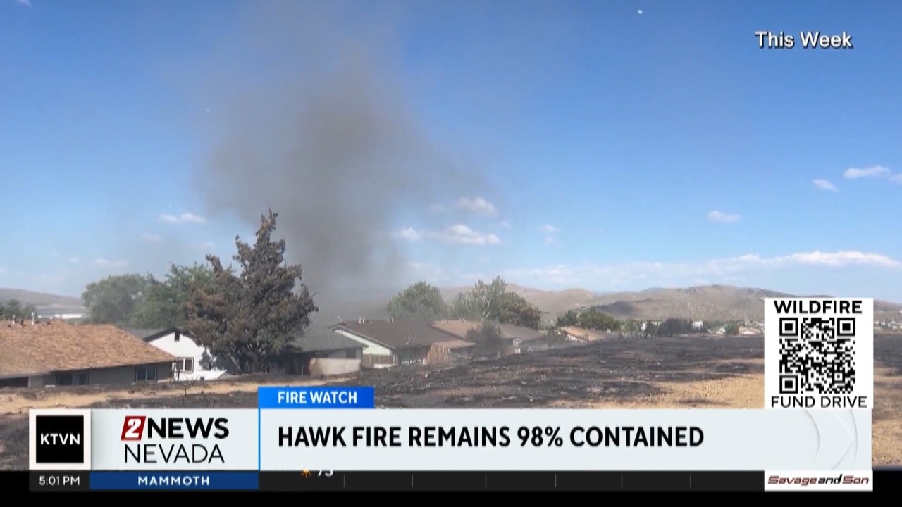 Hawk Fire remains 98% contained in Sunday update