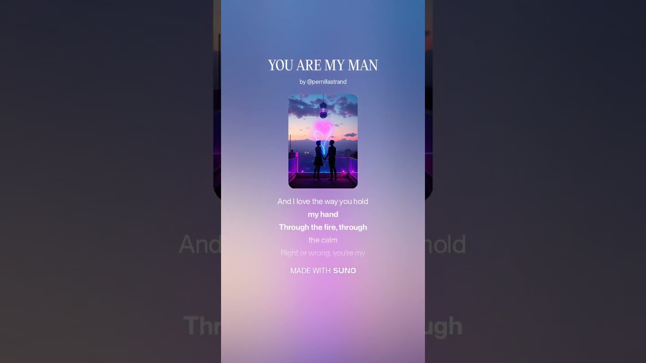 YOU ARE MY MAN