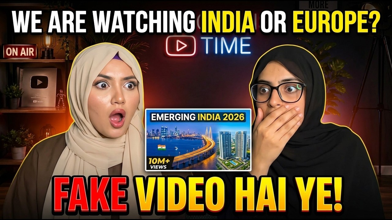 Pakistani Girls Shocked to See Emerging India 2026 - We Can't Believe this is India