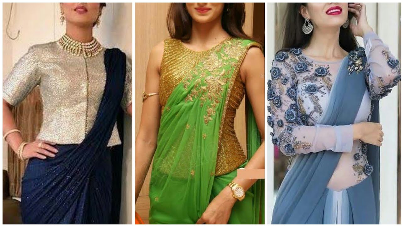 Beautiful & Unique Long Blouse Designs For Modern Look/Corset Blouse Designs Ideas.