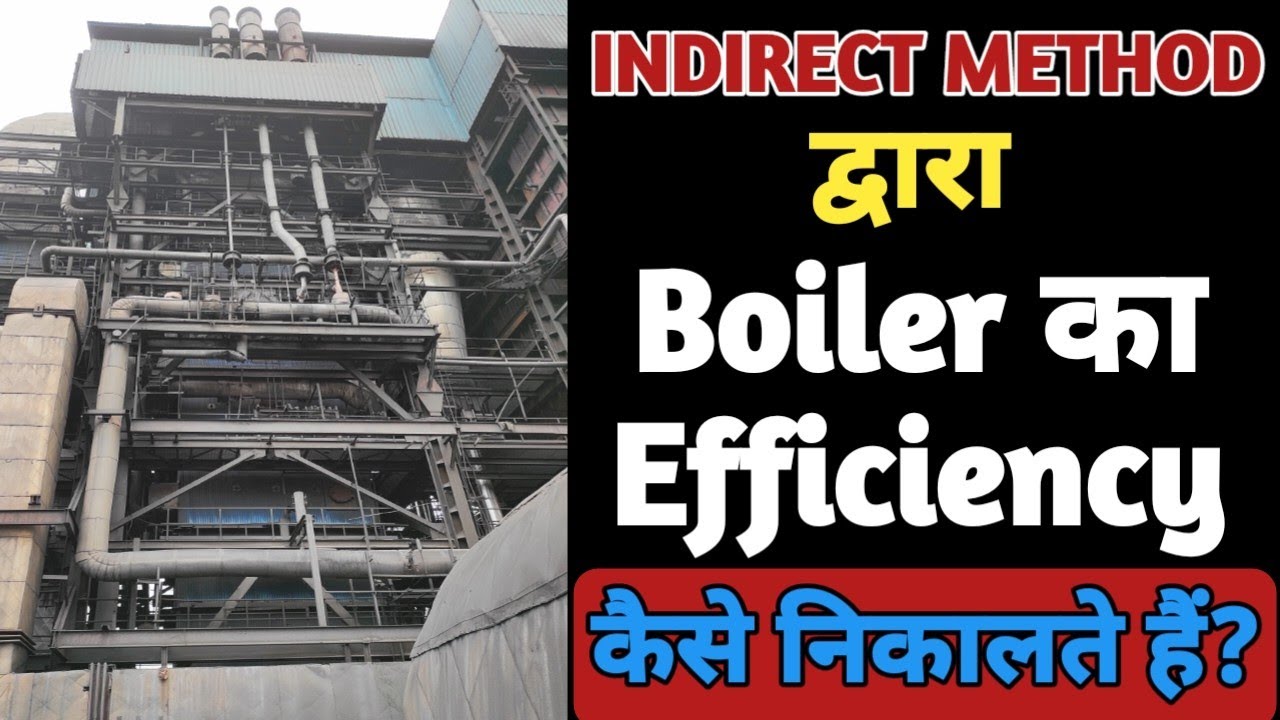 Indirect method for Boiler efficiency calculation | Formula of Boiler efficiency by indirect method