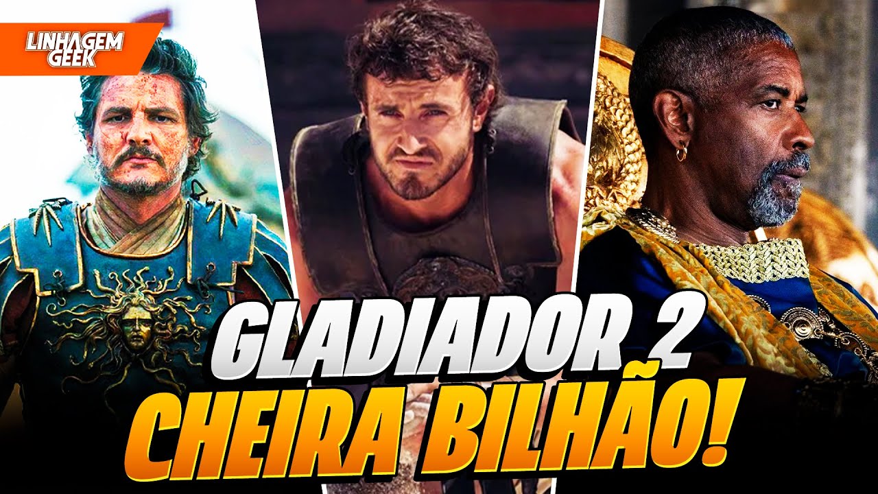 TRAILER GLADIADOR 2 ESTÁ INCRÍVEL!
