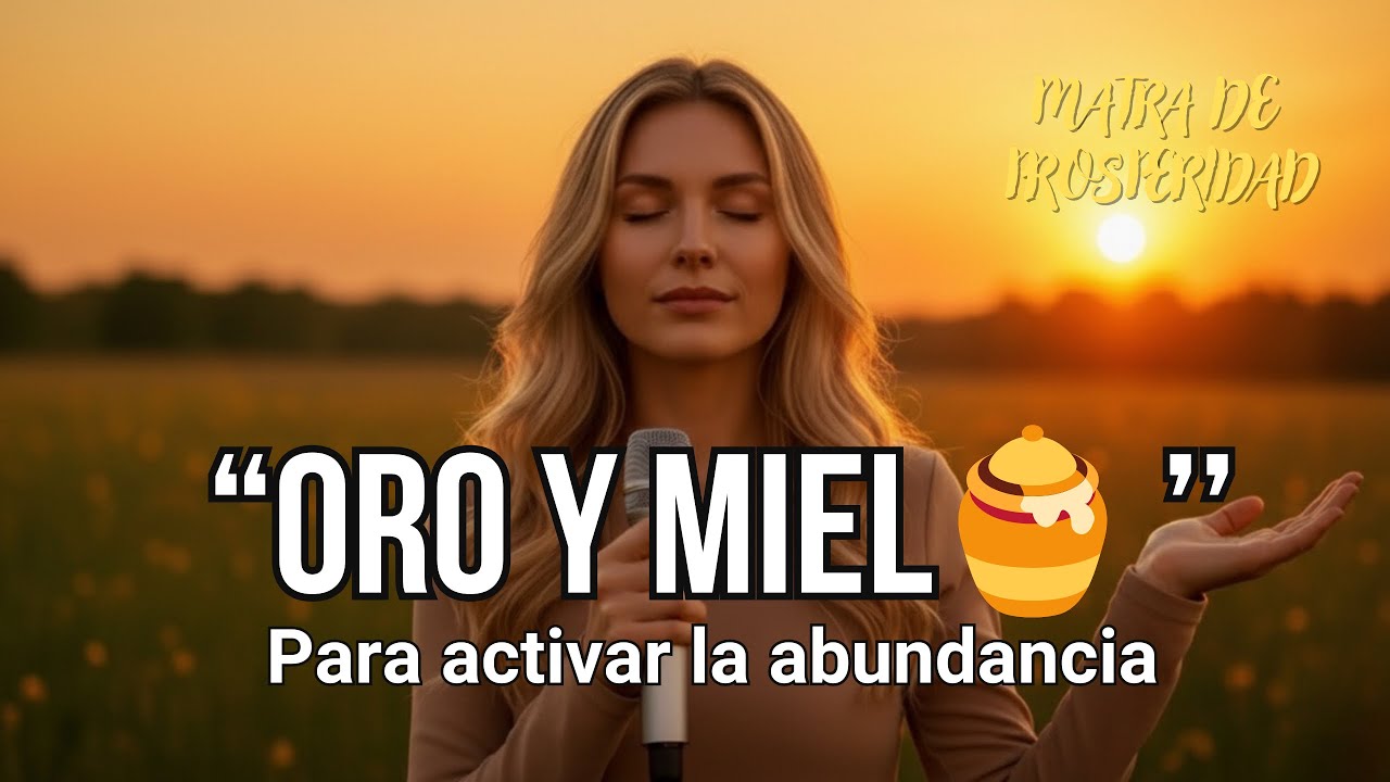 🌟ORO Y MIEL - Mantra de prosperidad para activar la abundancia (Escúchalo) 🎧