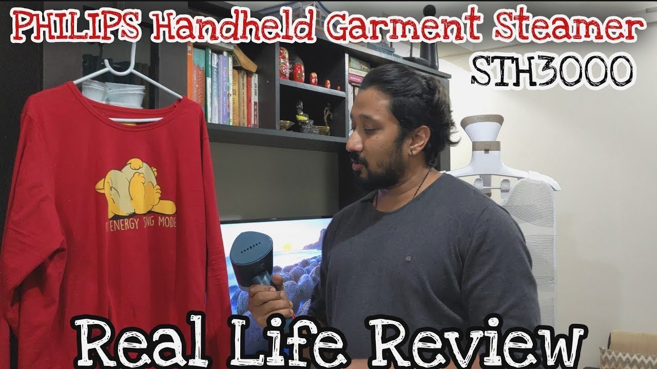 Philips Handheld Garment Steamer STH3000 - Real Life Review (Malayalam)