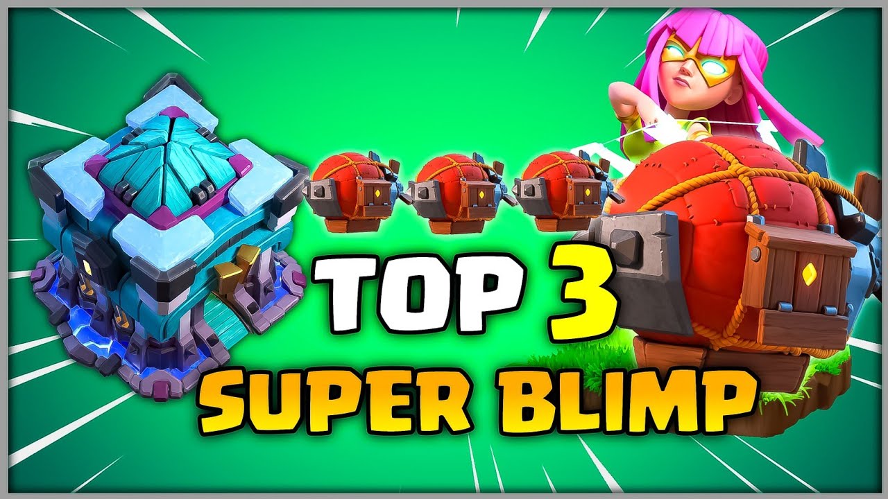 Best TH13 Super Archer Blimp Top 3 Attack Strategy (2024) 3 Star Th13 Any Base