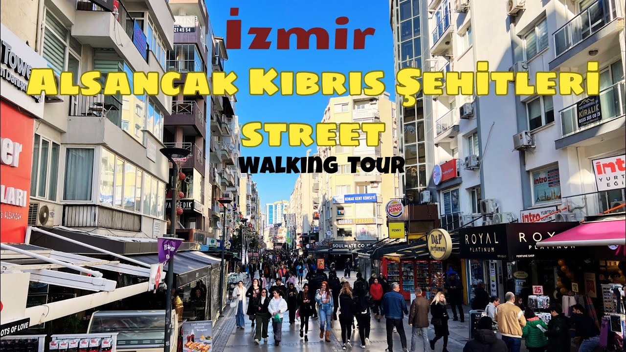 İzmir,Alsancak,Kıbrıs Şehitleri, #izmir #alsancak #walkingtour #turkey #shorts #shortsvideo