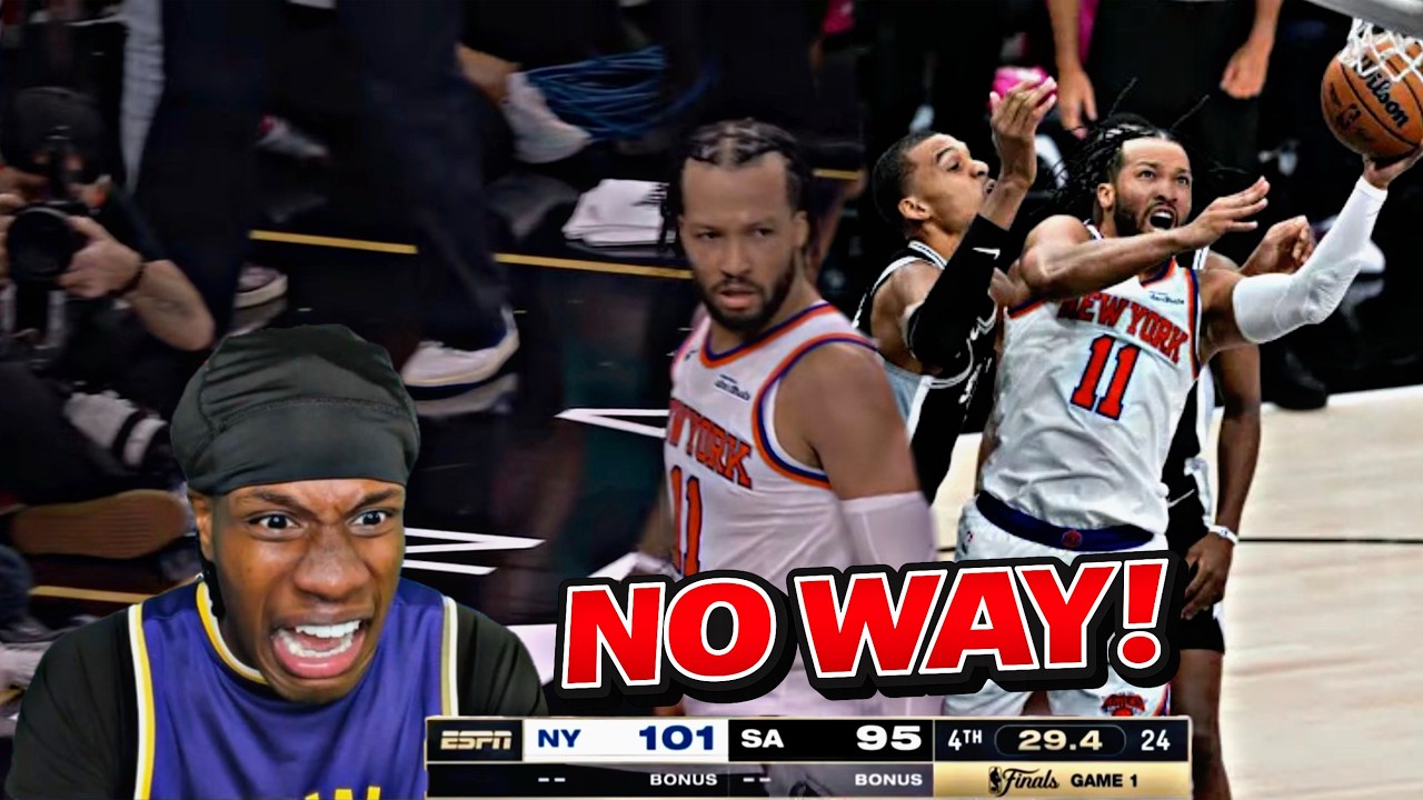 KNICKS HATER REACTS TO KNICKS VS SPURS NBA FINALS GAME 1 REACTION!!