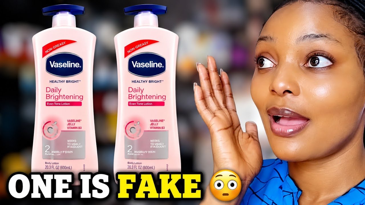 Как отличить поддельный осветляющий лосьон Vaseline Daily Brightening Lotion (настоящий от поддел...