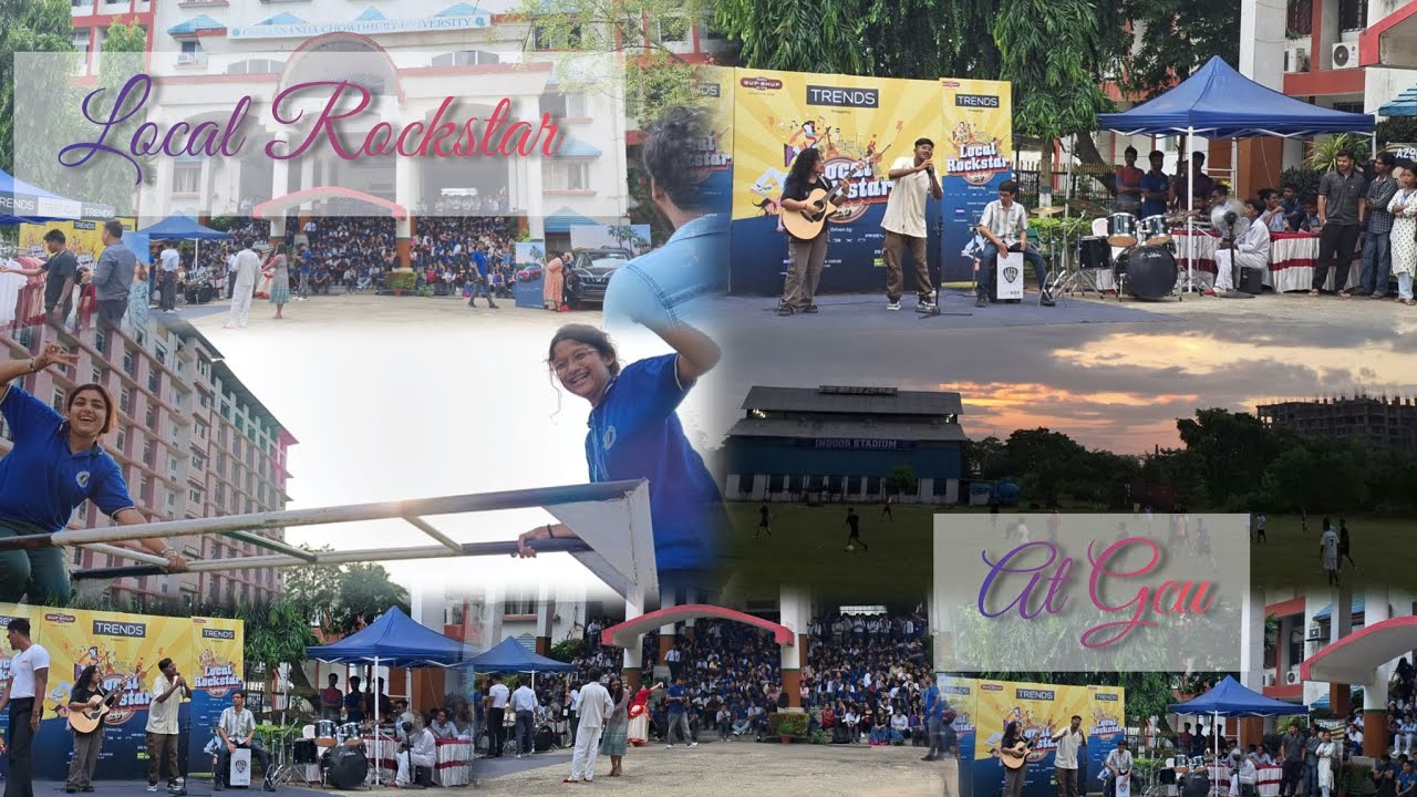 Local Rockstar at GCU | Guwahati | Northeast Rover Vlogs|