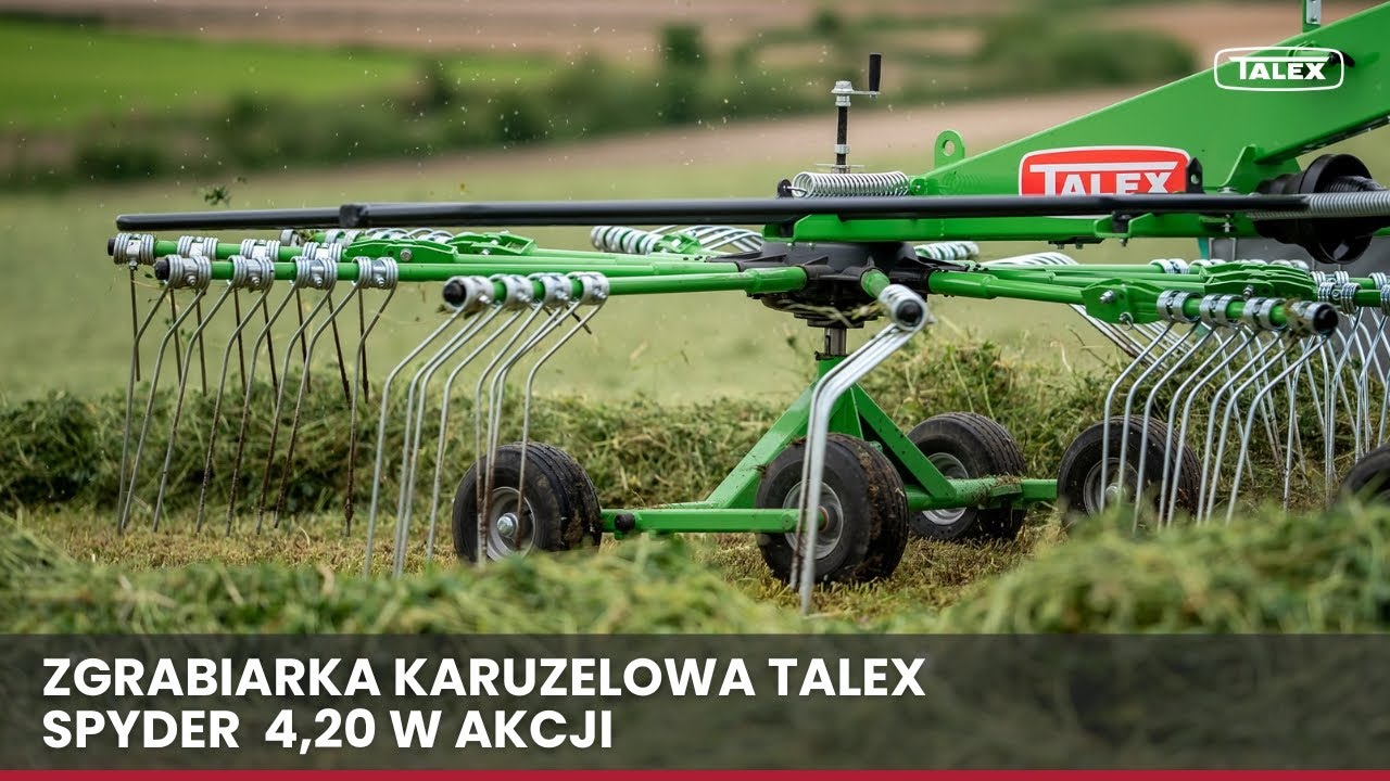 TALEX ZGRABIARKA KARUZELOWA SPYDER 3,60M - 4,20M