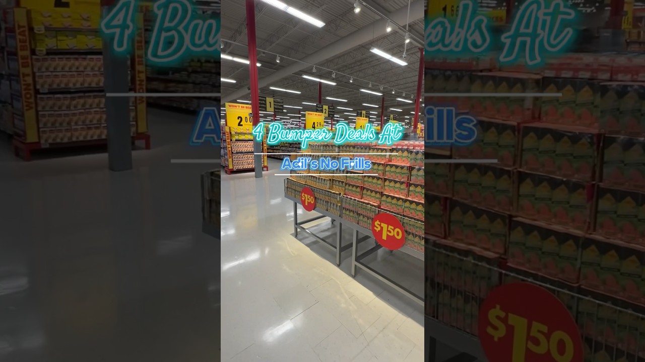 4 Bumper deals at Adil&rsquo;s No Frills (oct 19- oct 25)🤩 #grocerydeals #nofrills #ontario #ytshorts