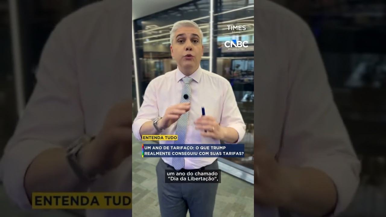 Um ano de tarifa&ccedil;o: o que Trump realmente conseguiu com suas tarifas? #shorts