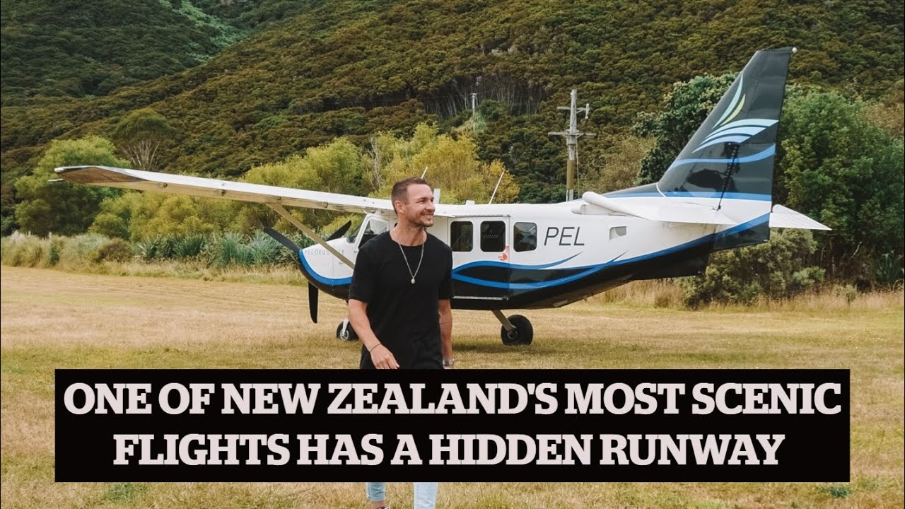 One of New Zealand's best scenic flights has a hidden runway
