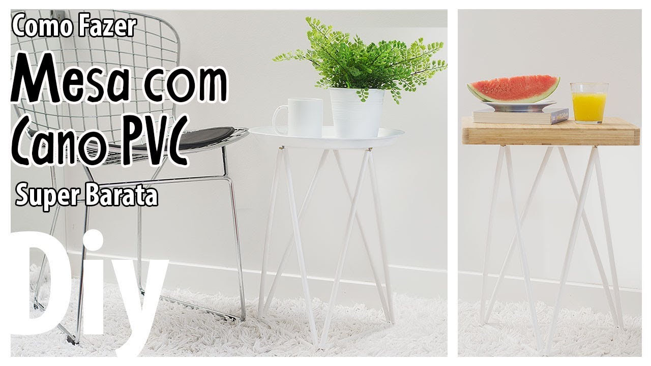 Como Fazer Mesa com Cano PVC