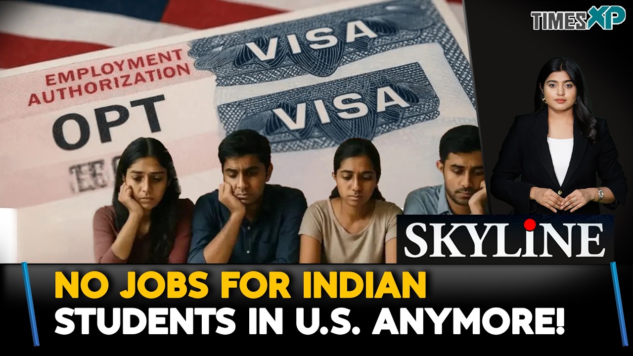 NO Jobs For Indian Students In The U.S. Anymore| Skyline Wit Driti Atri