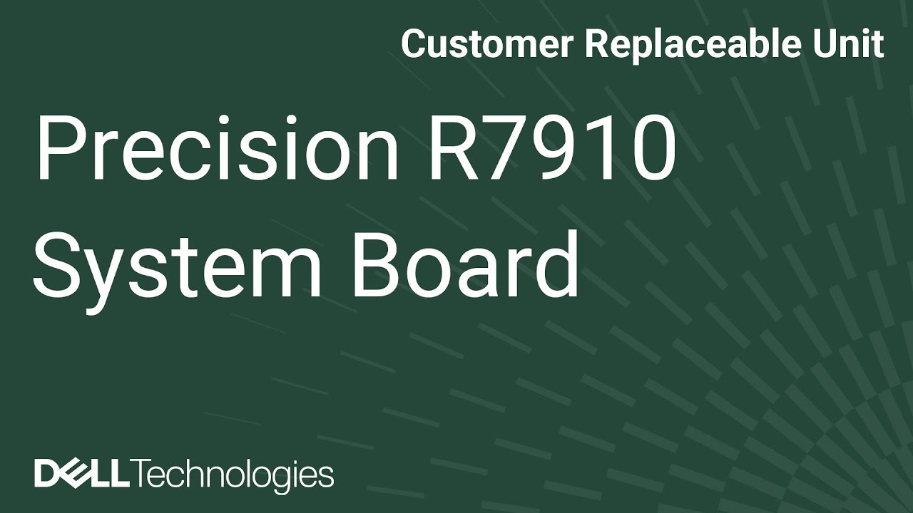 Dell Precision Rack 7910: Install & Remove System Board