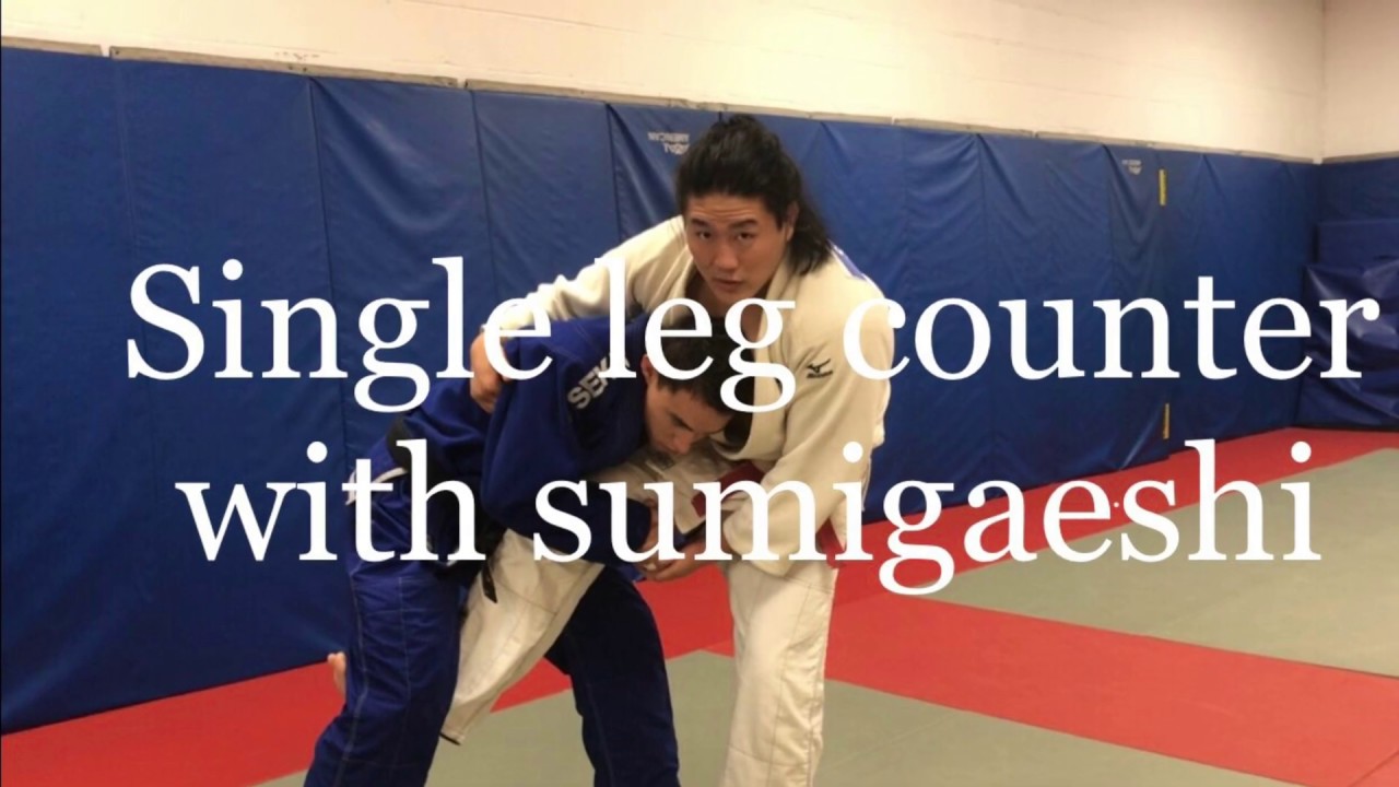 single leg defense sumi gaeshi