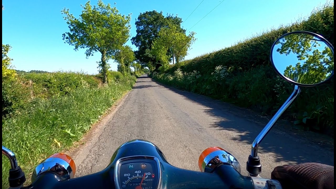 Newcastle and Beyond - Honda Supercub - 50cc Motorcycle - Northern Penines - Travel Vlog