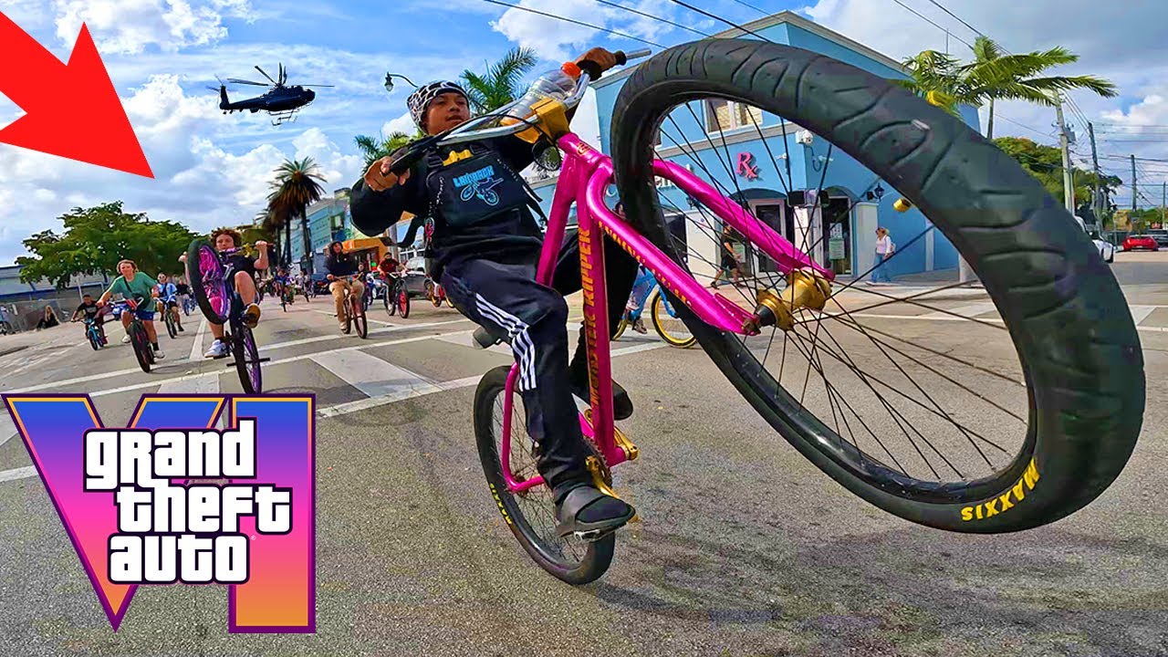 ПОКОРЯЕМ МАЙАМИ НА МОТОЦИКЛАХ! (GTA 6 IRL)