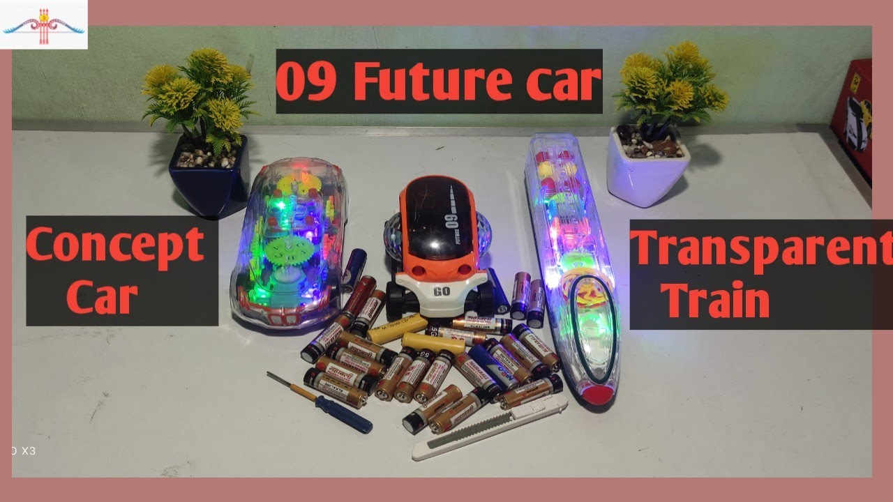 Concept crazy car2023!! Transparent Train!! concept 09 Future car!! Clarity car unboxing and testing