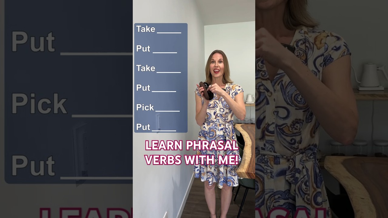 Learn Phrasal Verbs WITH ME and Sound like a NATIVE #learnenglish