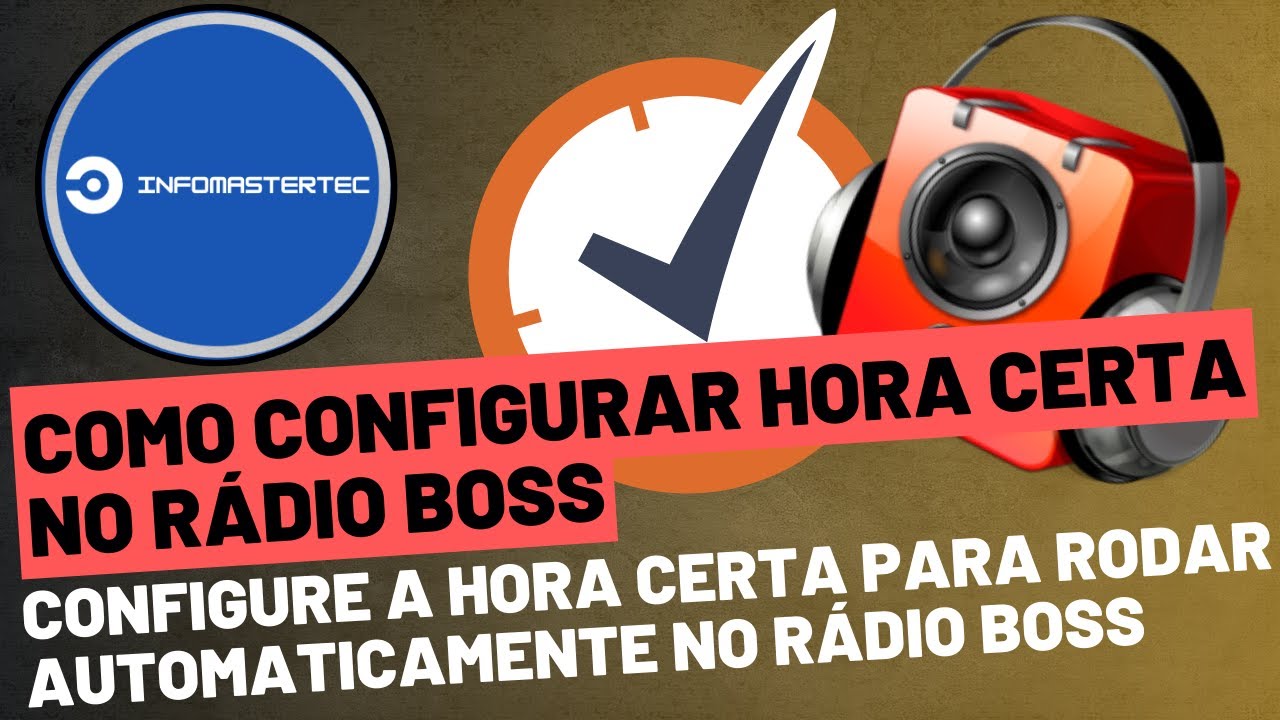 Configurando a Hora Certa no RadioBoss: Tutorial Passo a Passo para uma Programação Impecável