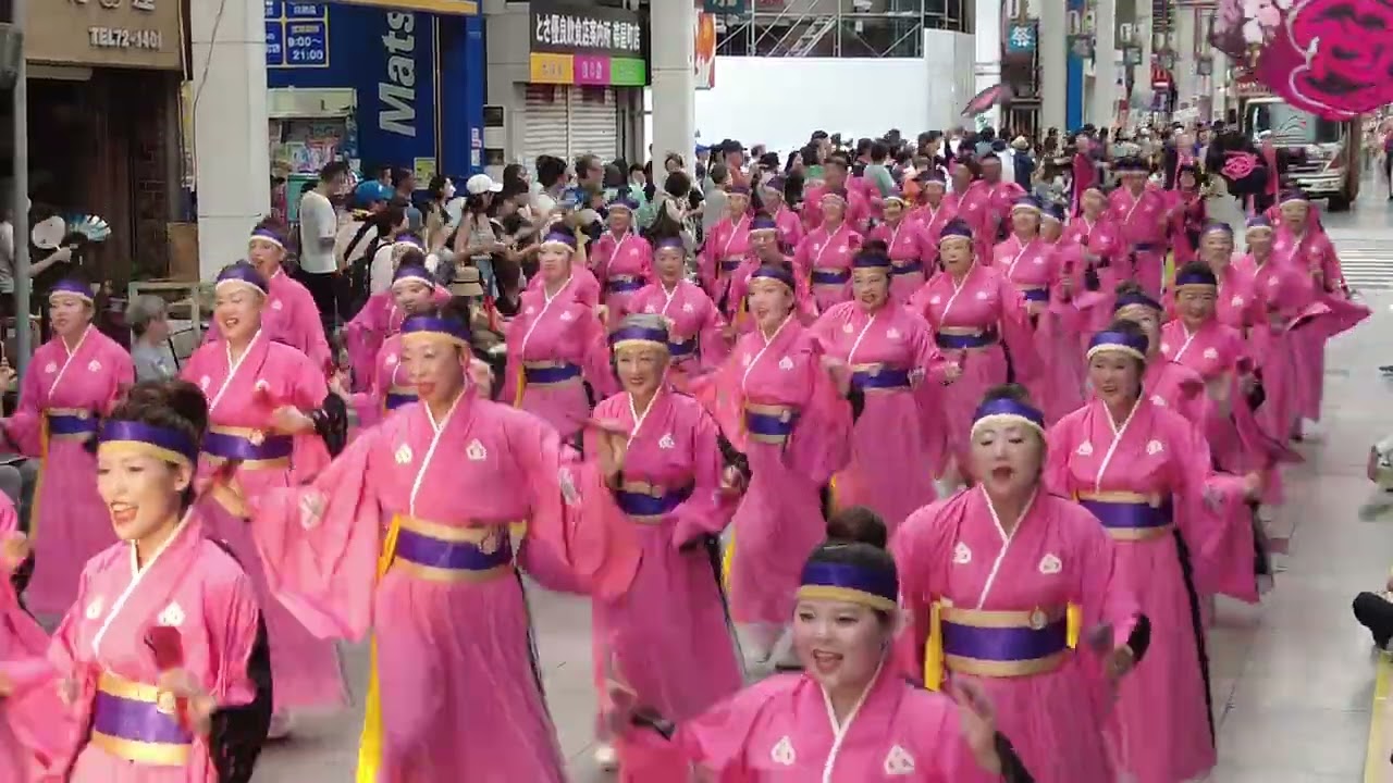 らんラン東海 高知よさこい祭り2025 全国大会　帯屋町