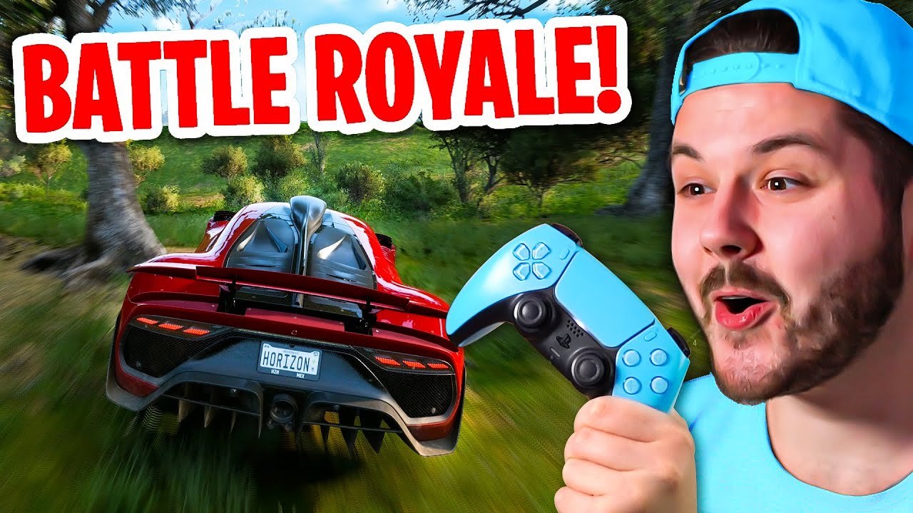 Krijg ik mijn Eerste PLAYSTATION WIN in Forza Horizon 5 Battle Royale?