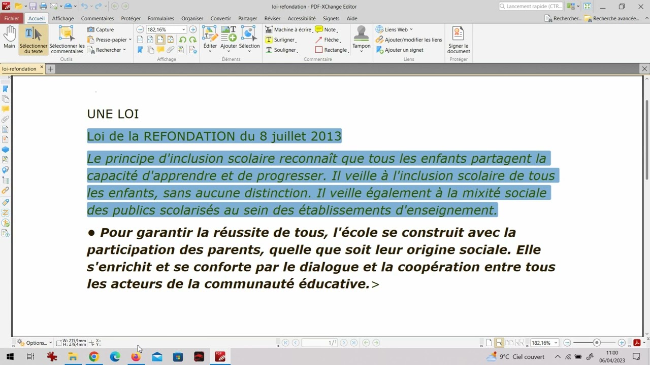texte lu