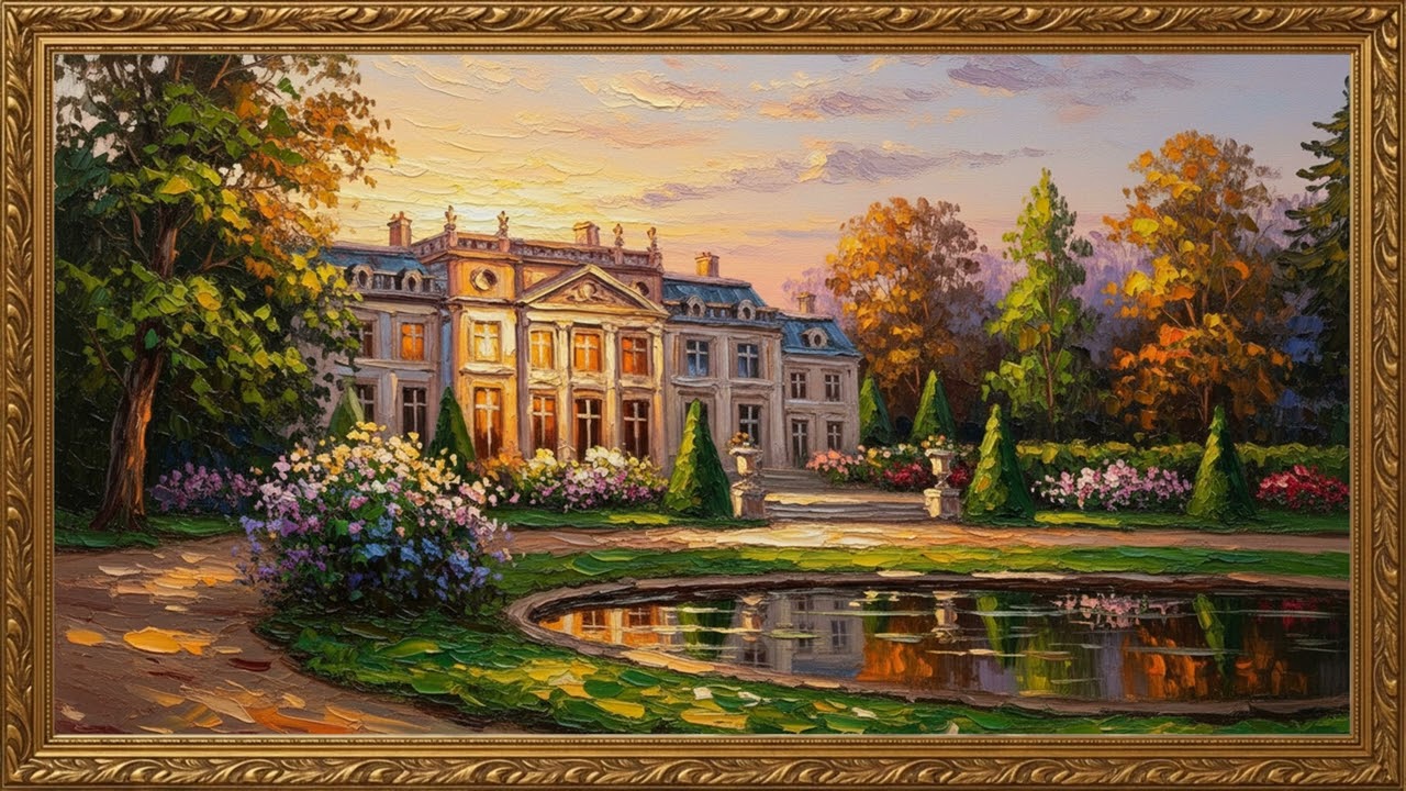 Estate at Golden Horizon | Extended Gallery-Style Art Display