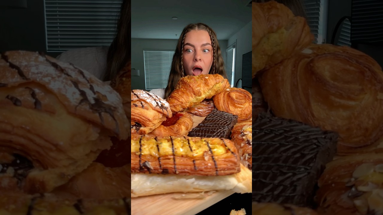 PASTRIES ASMR 🥐🤤🫶🏼 Which is your fav?