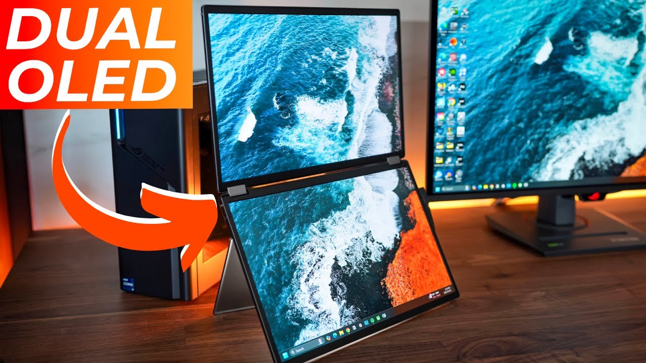 This OLED Monitor Folds Like a Laptop&hellip;It&rsquo;s Kind of Insane for ACTUAL Work.