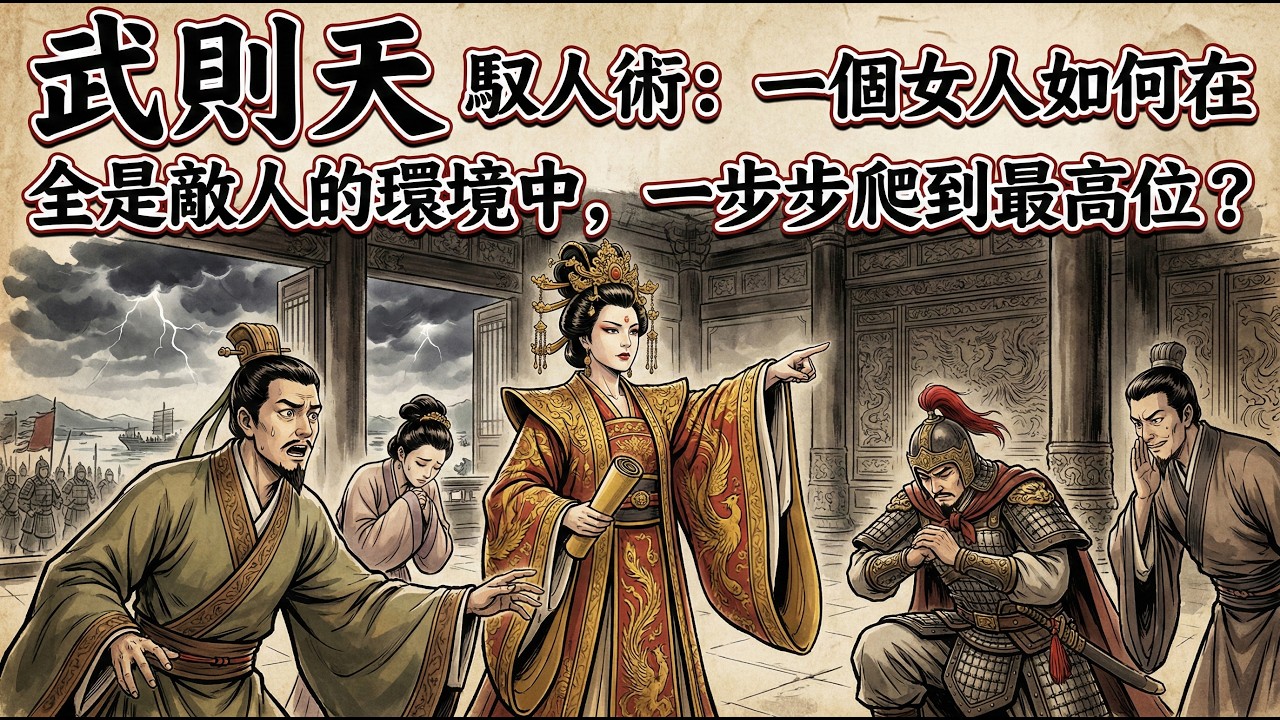 武則天的馭人術：一個女人如何在全是敵人的環境中，一步步爬到最高位？