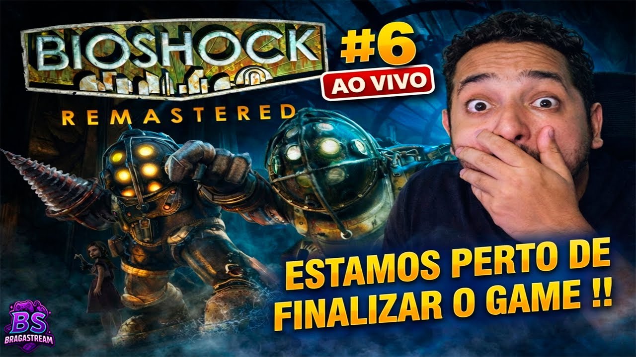 (VERTICAL) BIOSHOCK REMASTERED 🔥 JOGANDO NO DIFICIL EM PT-BR! | Começando essa obra-prima AO VIVO