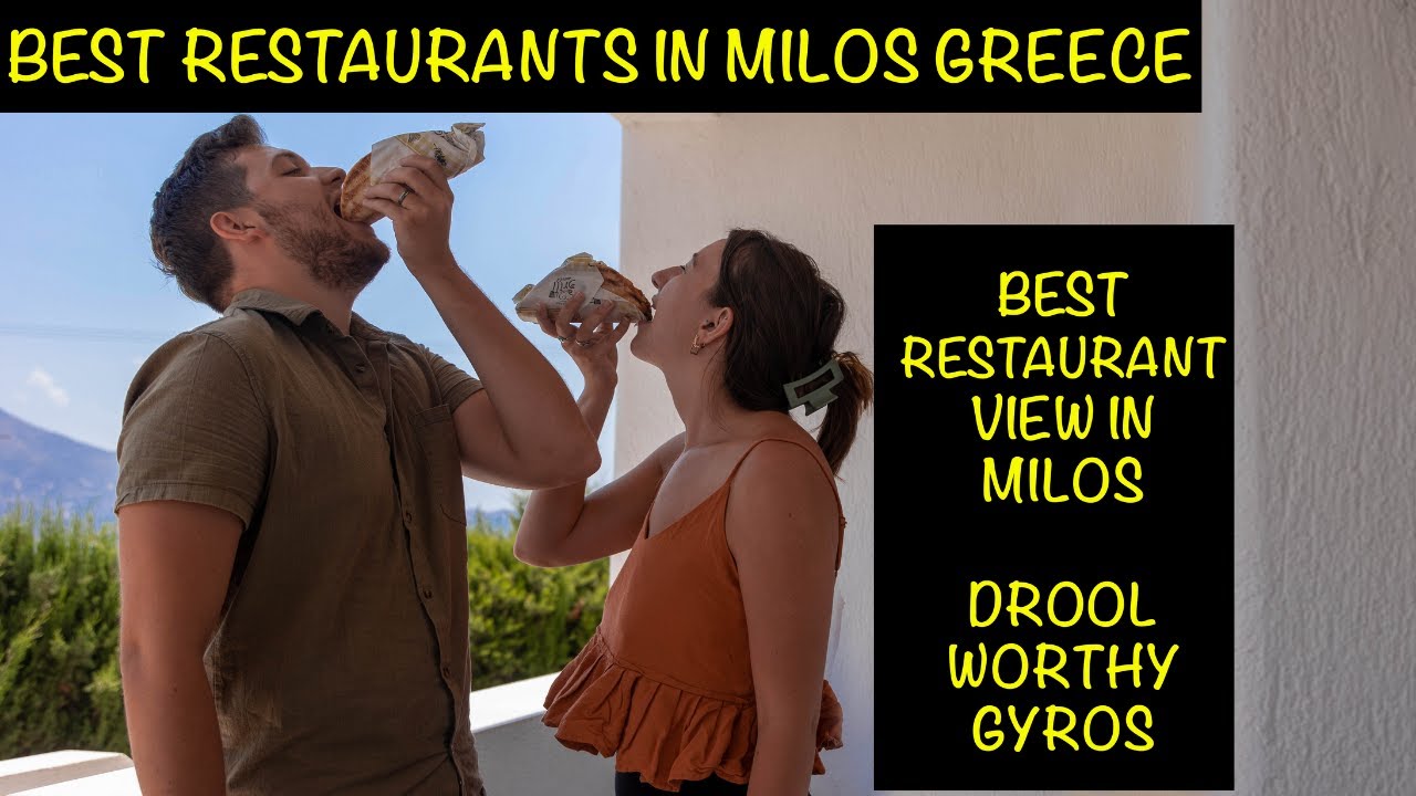 BEST FOOD IN MILOS!! Greek Island Vlog! Top 5 Restaurants in Milos