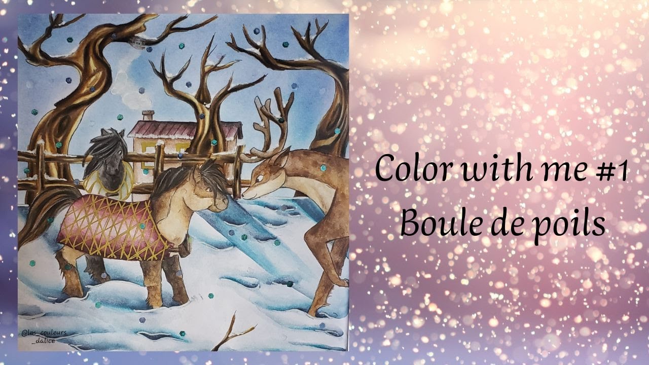 Color with me #1 - Boule de poils