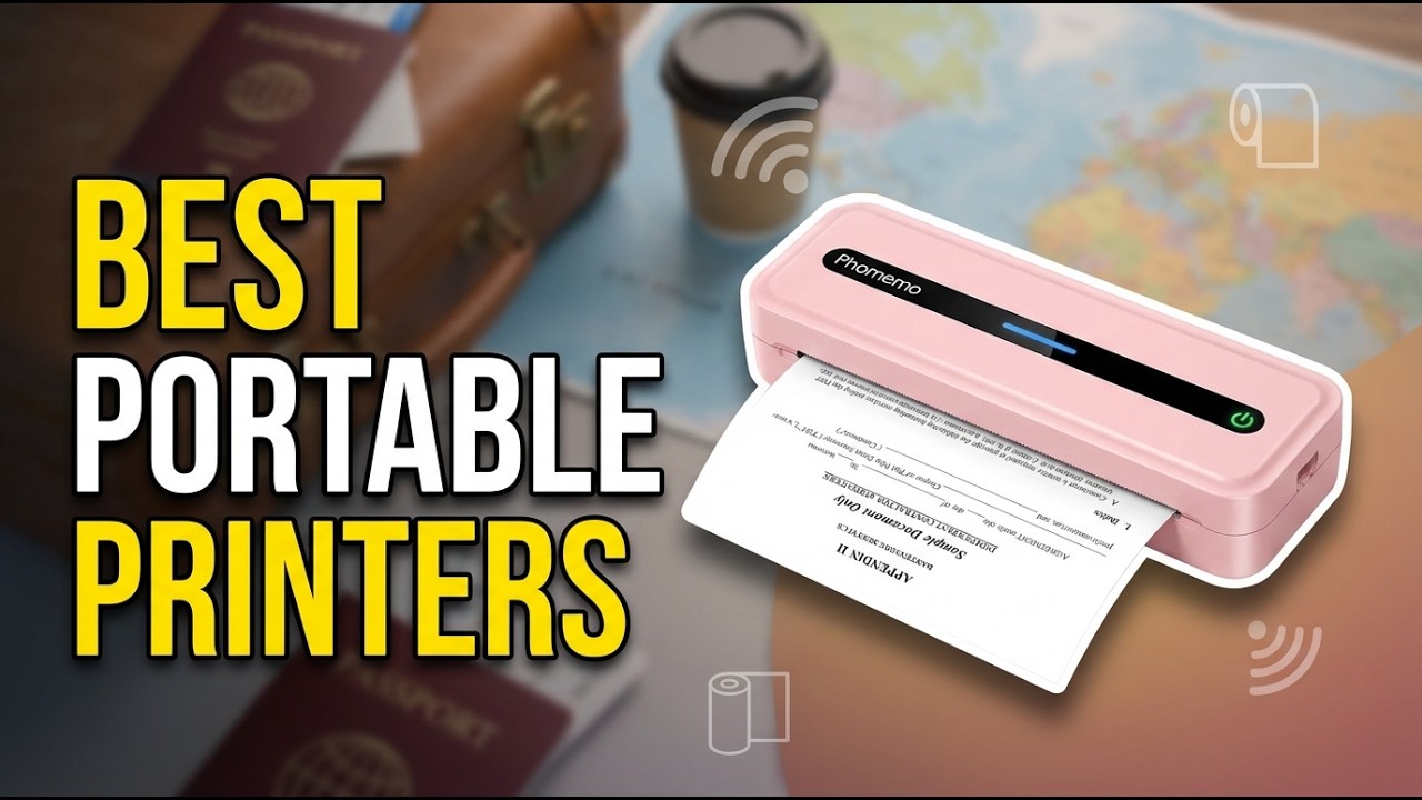 Best Thermal Inkless Portable Printers Wireless for Travel 2026: Top 9 Picks