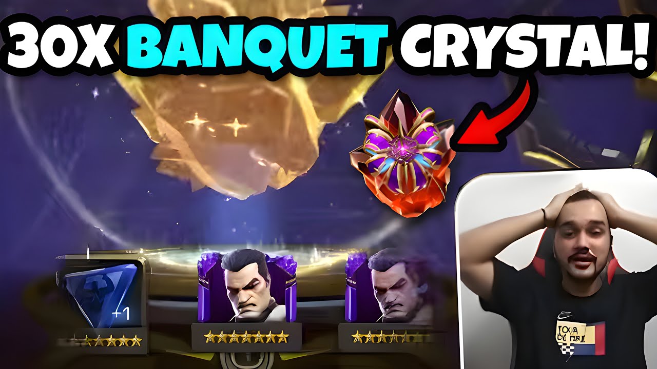 30x Superior Banquet Crystal Opening 😱 + 4x Jubilants & Banquet Box INSANE Luck! | MCOC Banquet 2025