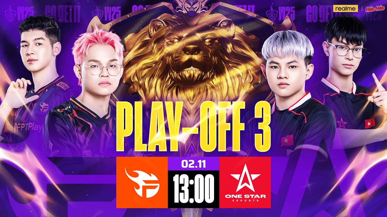 FPT X FLASH vs ONE STAR ESPORTS | PLAYOFFS 3 | ĐTDV MÙA ĐÔNG 2025