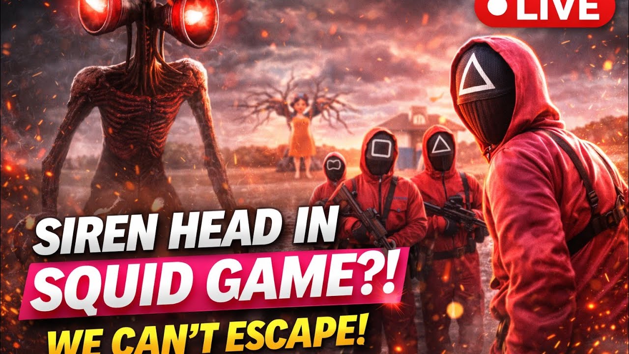 SIREN HEAD IN SQUID GAME?! WE CAN’T ESCAPE!