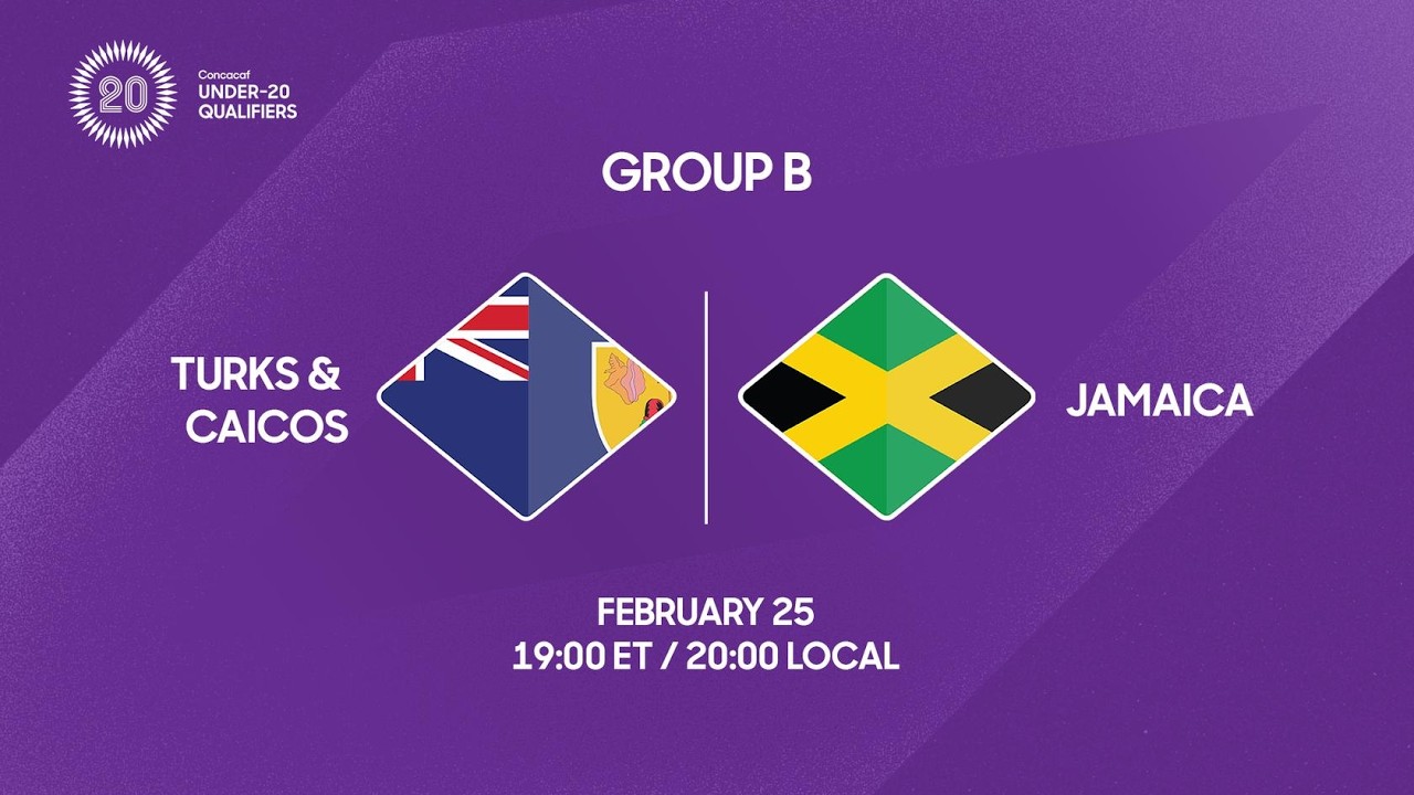 Turks & Caicos Islands vs Jamaica | 2026 Concacaf Under-20 Qualifiers