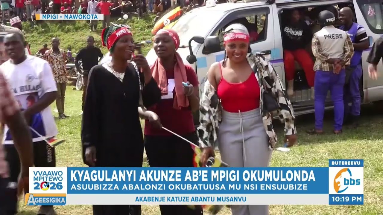 Kyagulanyi Akunze Abe Mpigi Okumulonda , Alangiridde Ekiddako mu Busiro East