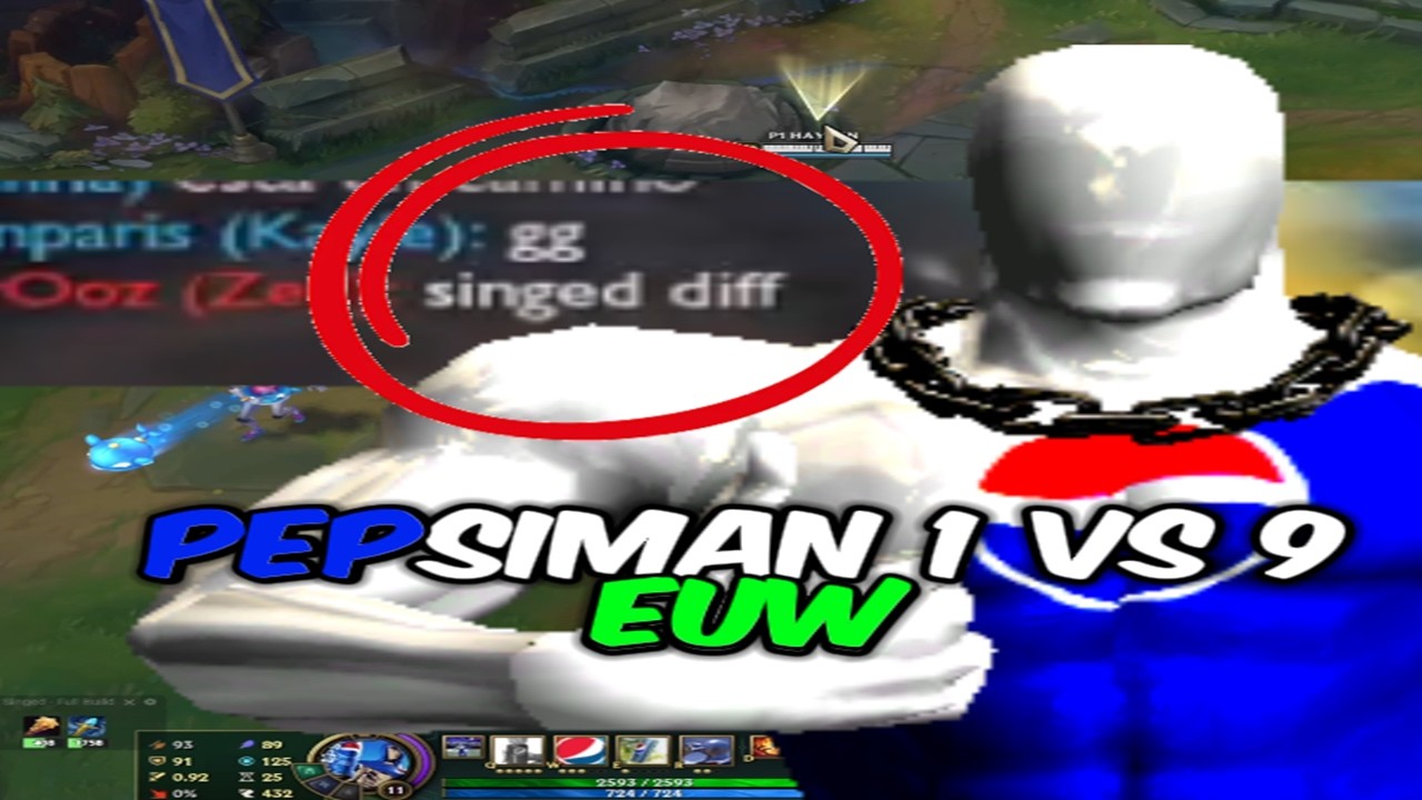 🤯 humille a EUW con singed supp | dia 20 😈🤯