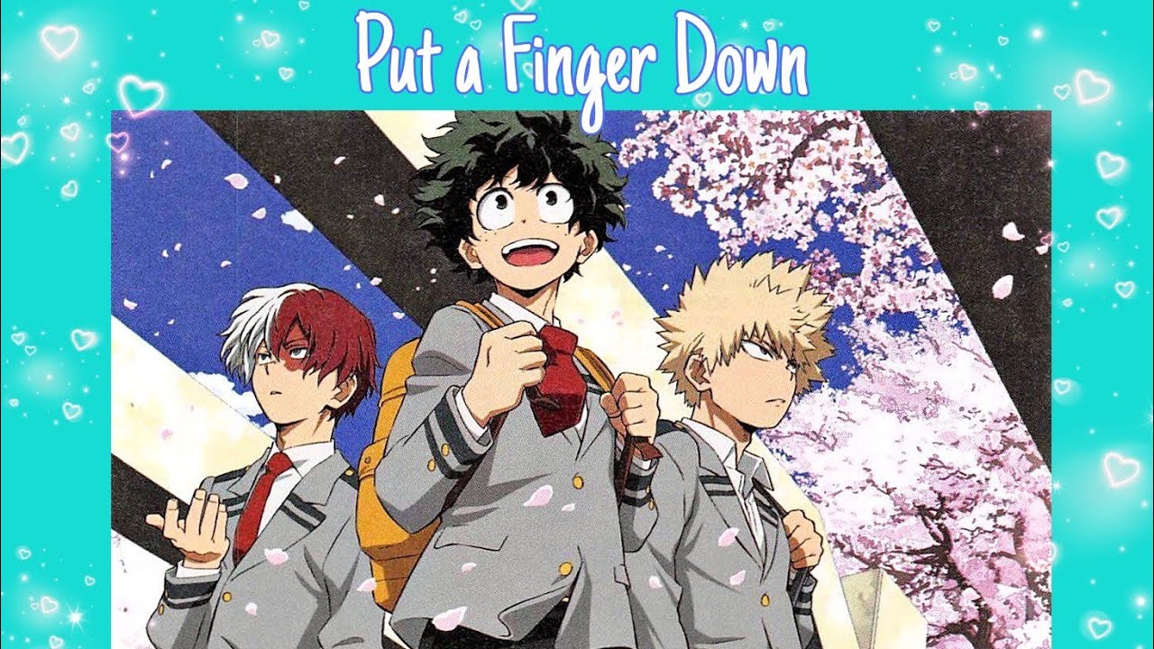 MHA Put a Finger Down Challenge❤️Boyfriend Edition❤️ by me (9K Views Special)