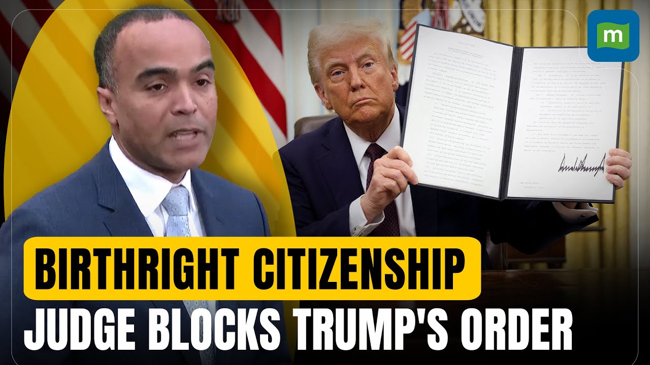 Federal judge blocks birthright citizenship executive order, Trump vows to appeal against it | N18G