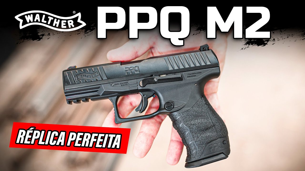 LICENCIADA WALTHER! Airgun Walther PPQ M2 4.5mm Chumbinho UMAREX