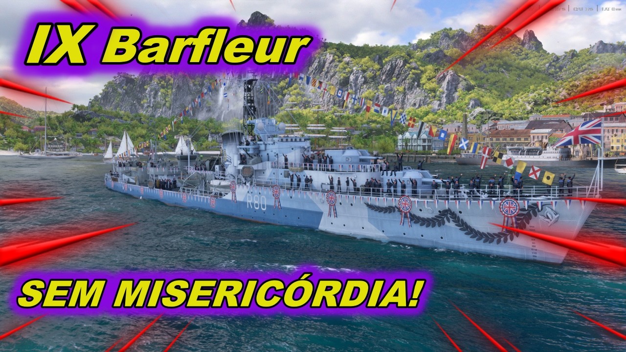 IX Barfleur O VERDADEIRO PAY TO WIN - WORLD OF WARSHIPS! #worldofwarships