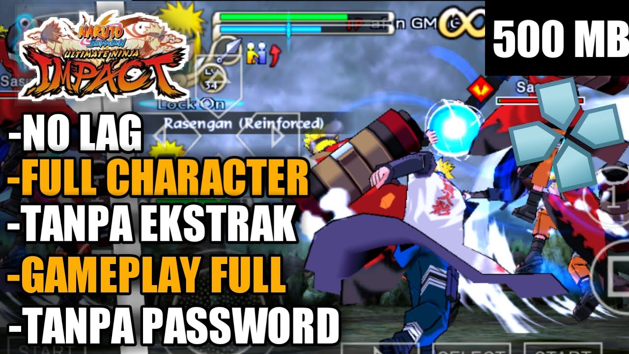 MAIN GAME PS 3 DI HP - NARUTO ULTIMATE NINJA IMPACT PPSSPP DOWNLOAD