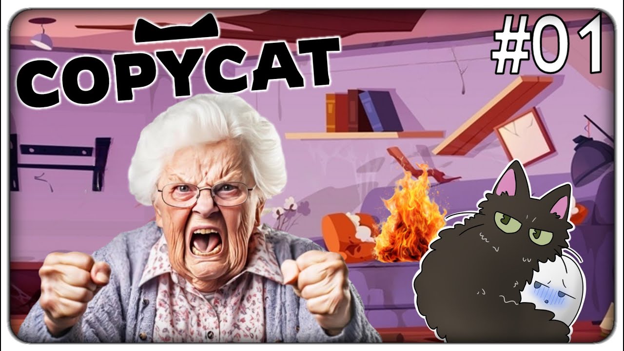 MIAO! HO ROVINATO LA VITA A UNA POVERA VECCHIETTA CHE MI HA ADOTTATO | Copycat - ep.01