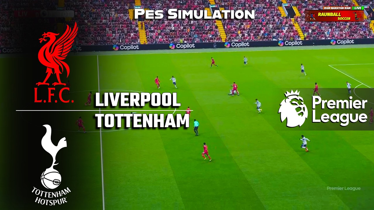 Liverpool vs Tottenham Hotspur - English Premier League | PES 21 Simulation